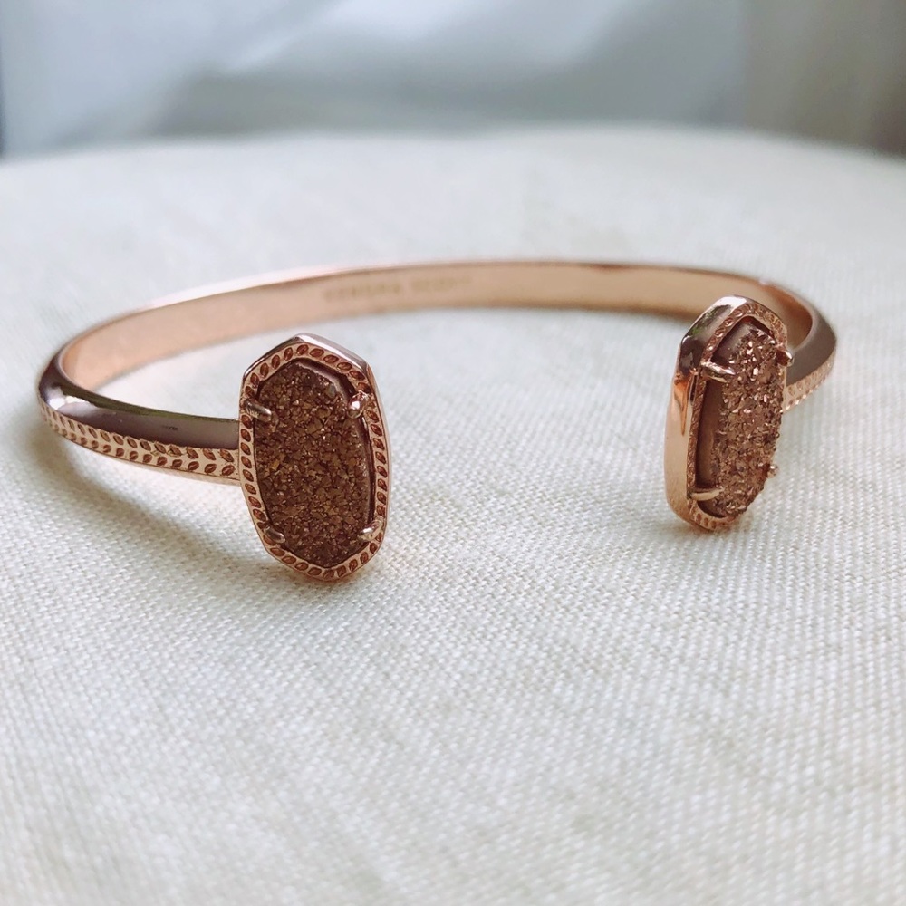 Kendra Scott Elton Rose Gold Cuff Bracelet